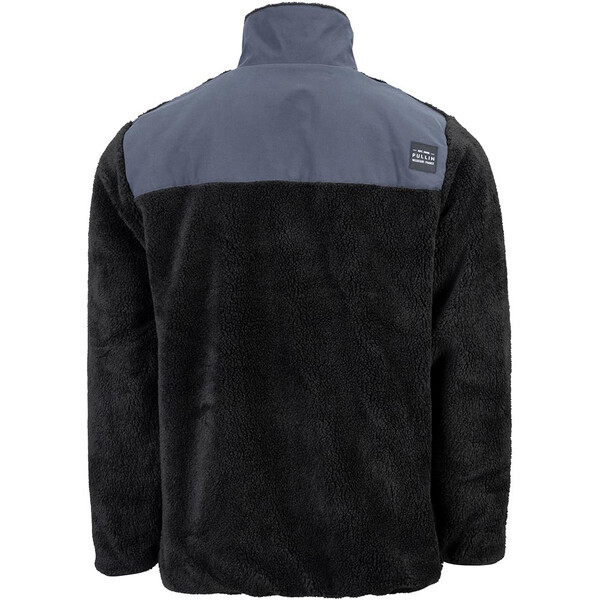 pull-in - Sweat zippé Sherpa Noir / Gris