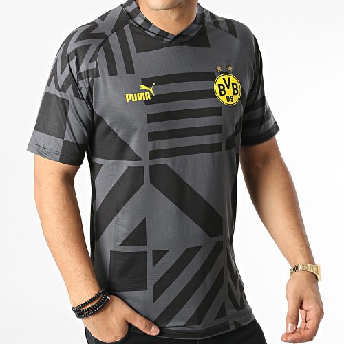 Maillot De Foot Borussia Dortmund Prematch 767655 Gris Noir