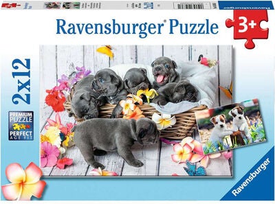 Ravensburger Puslespill Small Fur Balls 2x12 Brikker