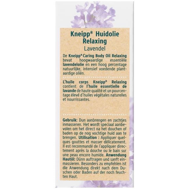Kneipp Relaxing Lavendel Huidolie Mini 20 ML