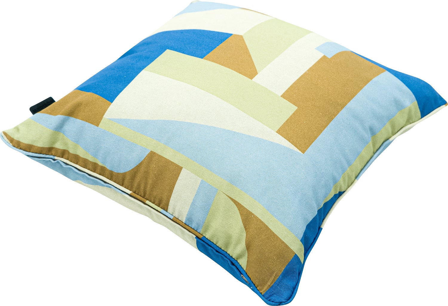 Madison sierkussen Patch blauw 50 x 50 cm