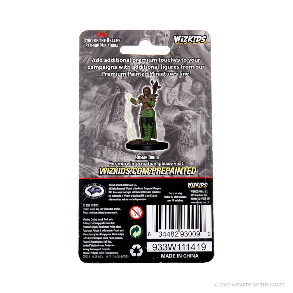 D&D Icons of the Realms Premium Figures - Human Female Druid