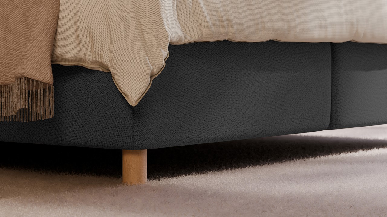 Boxspring Flow - Warm wool anthracite