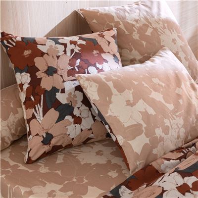 Linge de lit flanelle motif floral