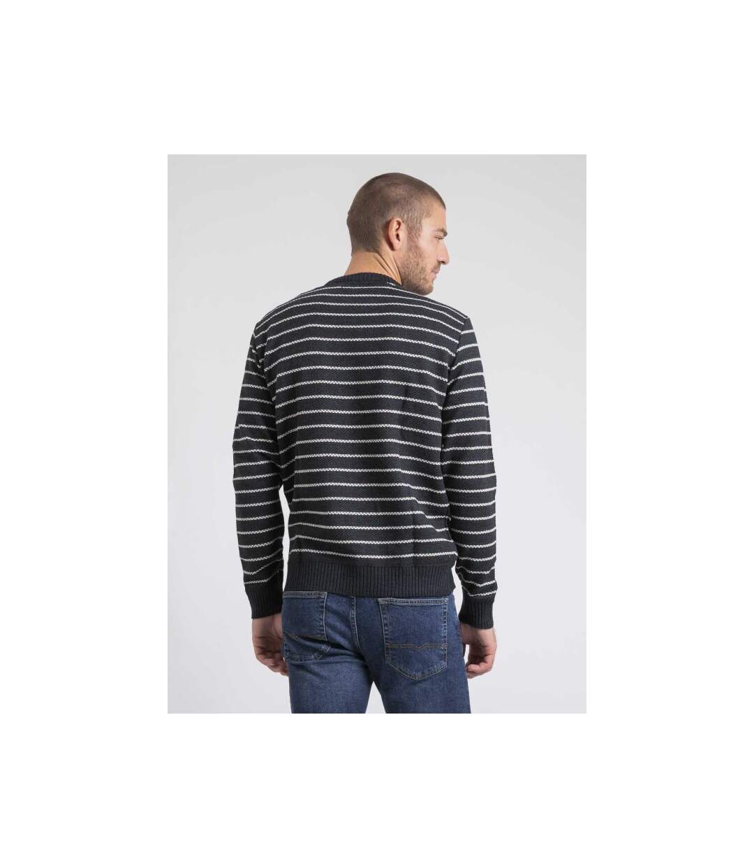 Pull col rond rayures LIMUTIL