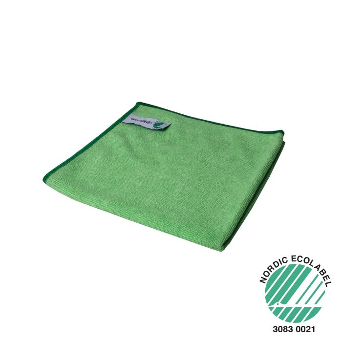 10st Wecoline Microvezeldoek gebreid met vouwinstructie 40x40cm Groen 10 Stuks (4004188138674)