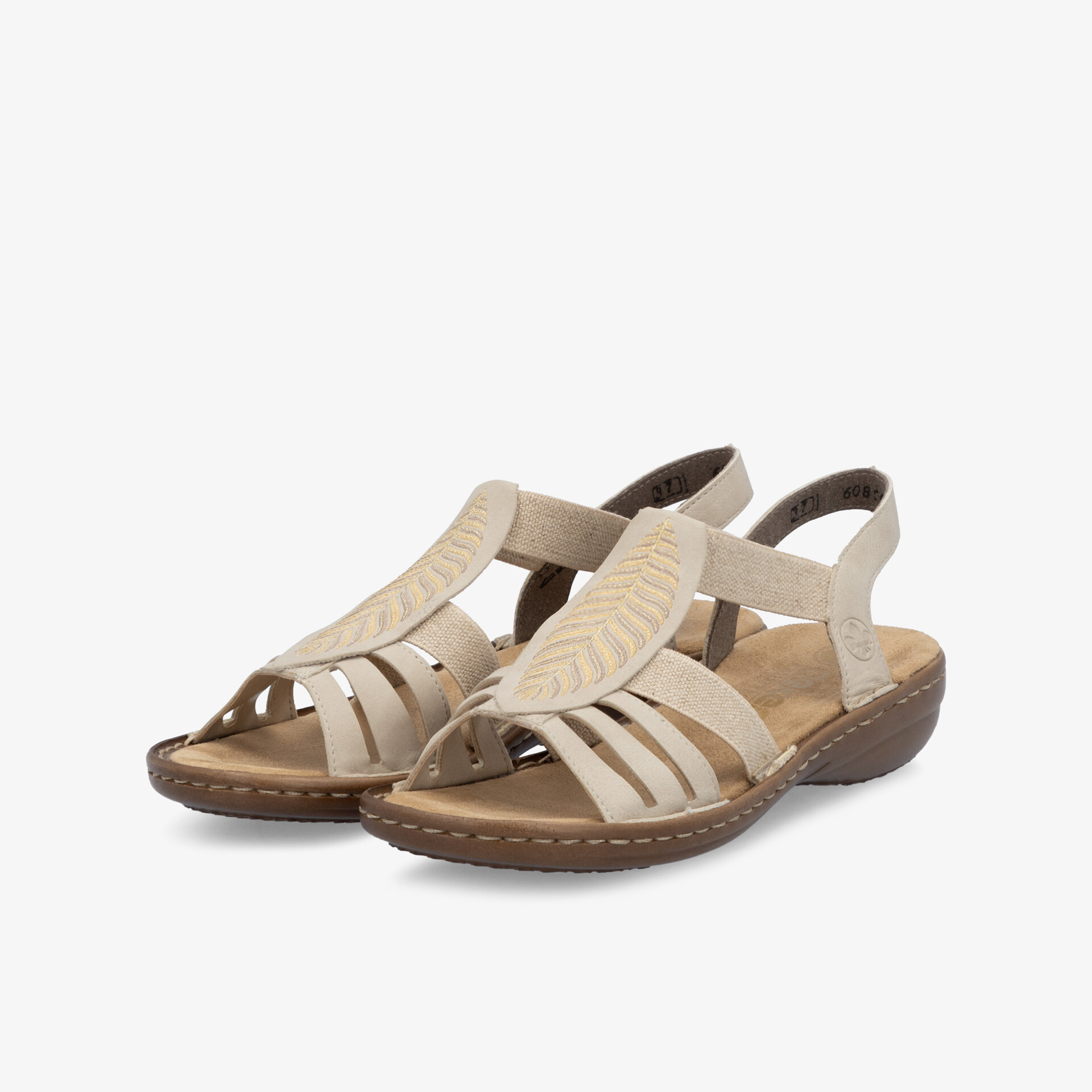 rieker Damen Riemchensandalen beige