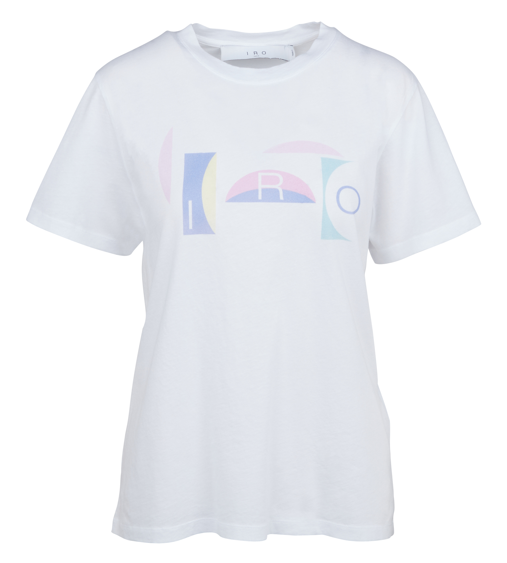MATHYS - Tee-shirt col rond imprimé en coton| Blanc