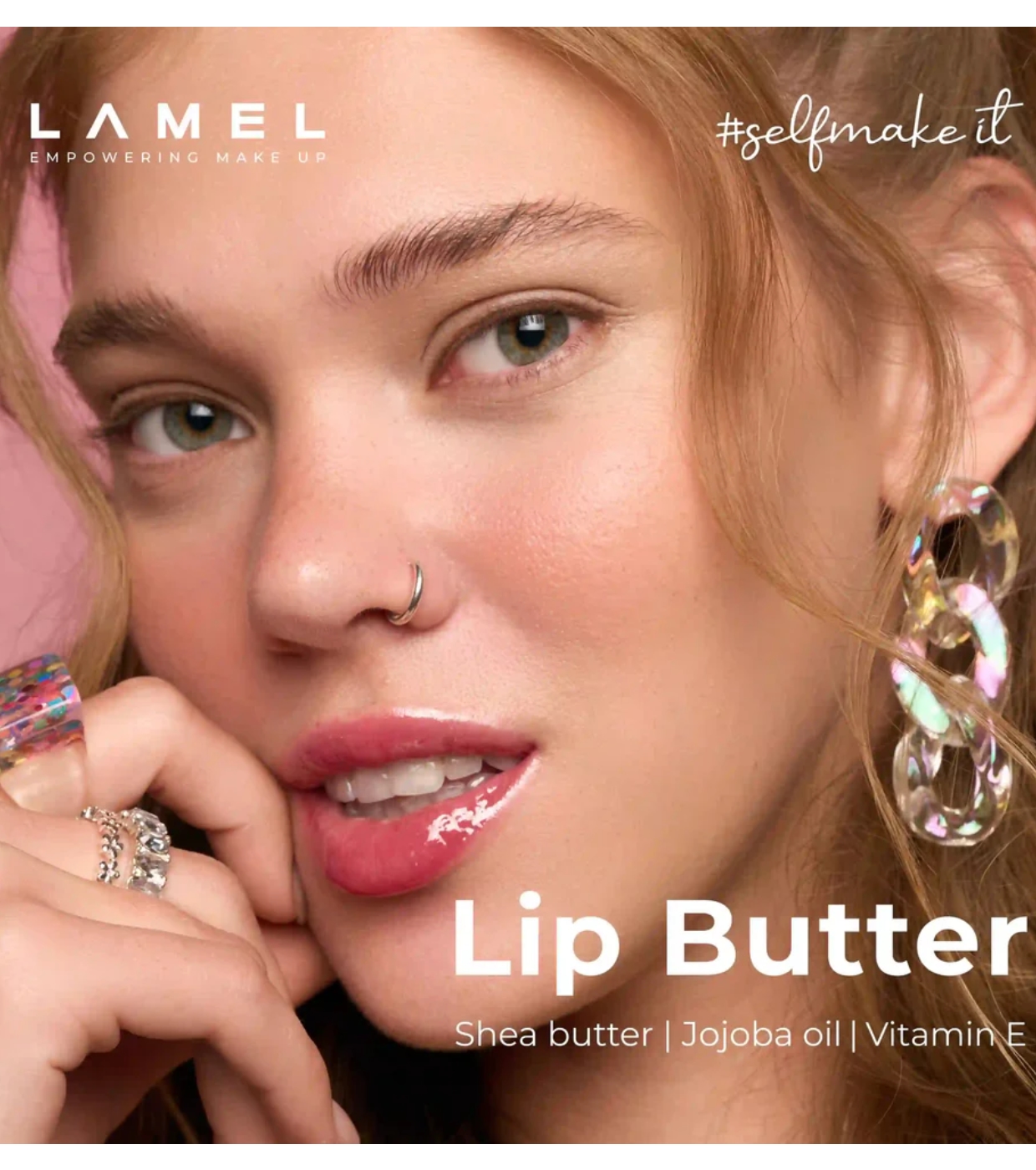 Lamel - Bálsamo Labial Nourishing Butter - 01: Pinkish