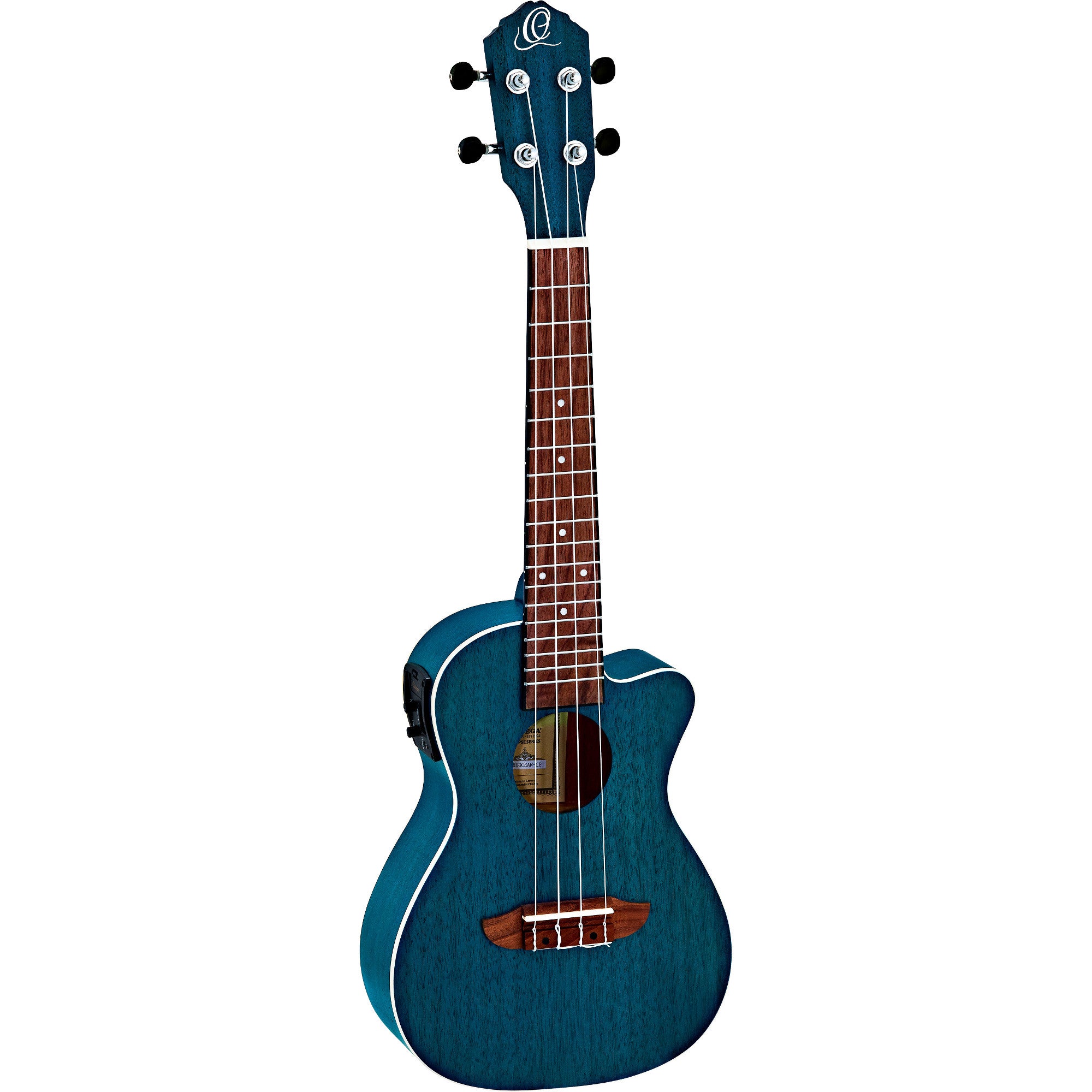 Ortega Earth Series RUOCEAN-CE concert ukelele blauw
