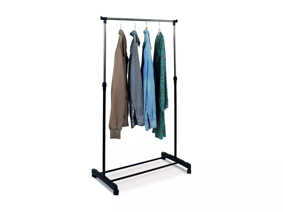 Portant Metal Roulette 80x43x160cm