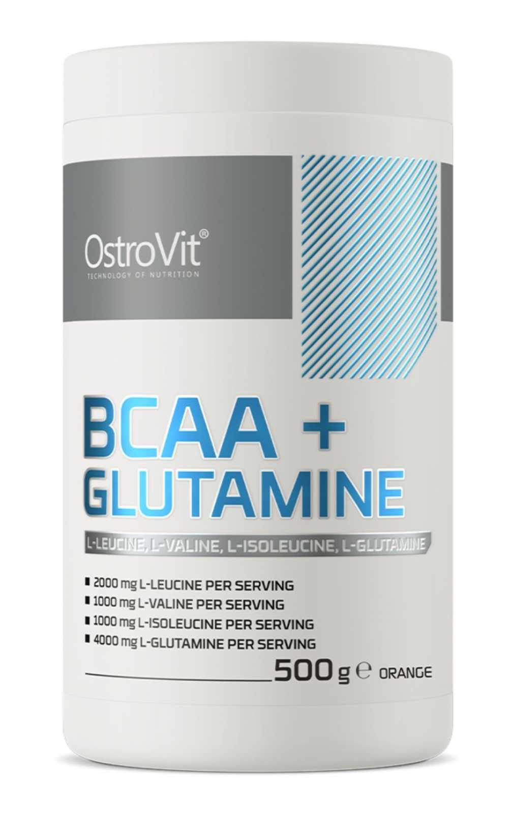 OstroVit 100% BCAA + Glutamina 500 g