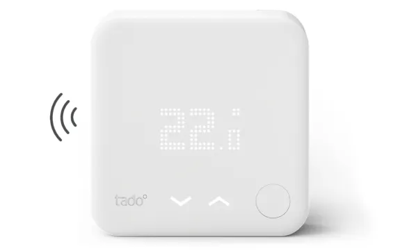 tado° Wired Smart Thermostat - Add-on - termostat - kablet - 868 MHz - hvidmatteret