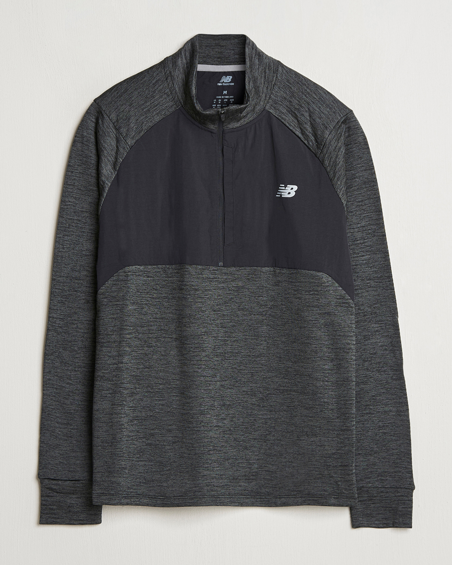 New Balance Running Heat Grid Half Zip Black