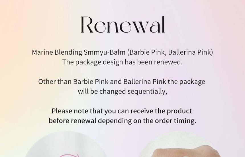 Keep in Touch - Marine Blending Smmyu Balm - 5 kleuren