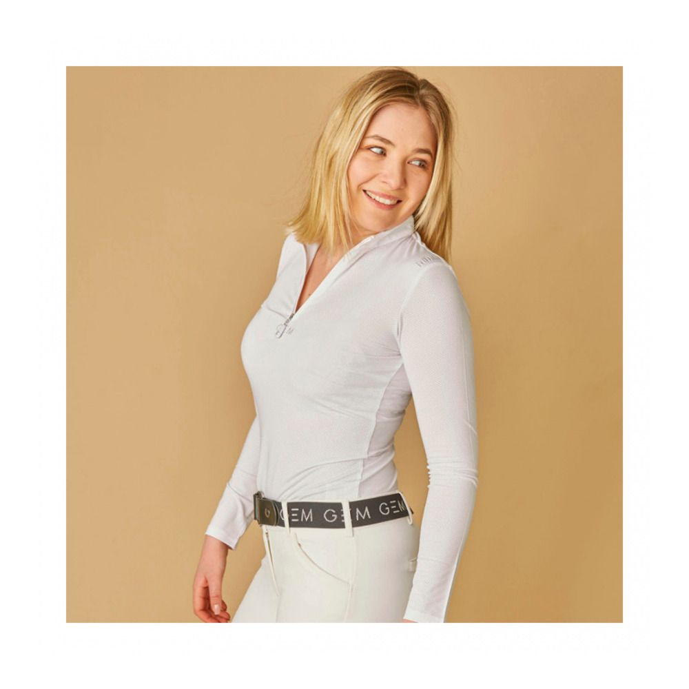 Gem TWIST - Polo de concours Femme blanc