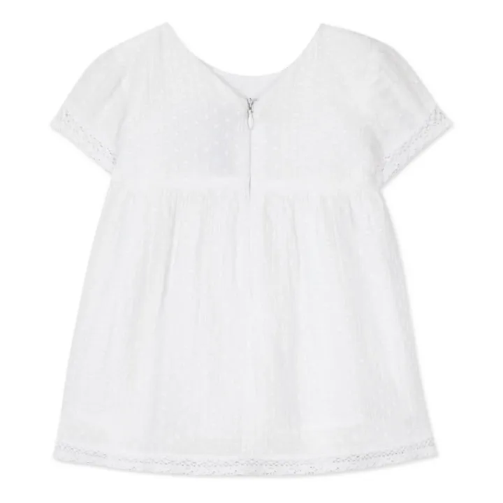 Tartine et Chocolat Robe Dentelle | Blanc