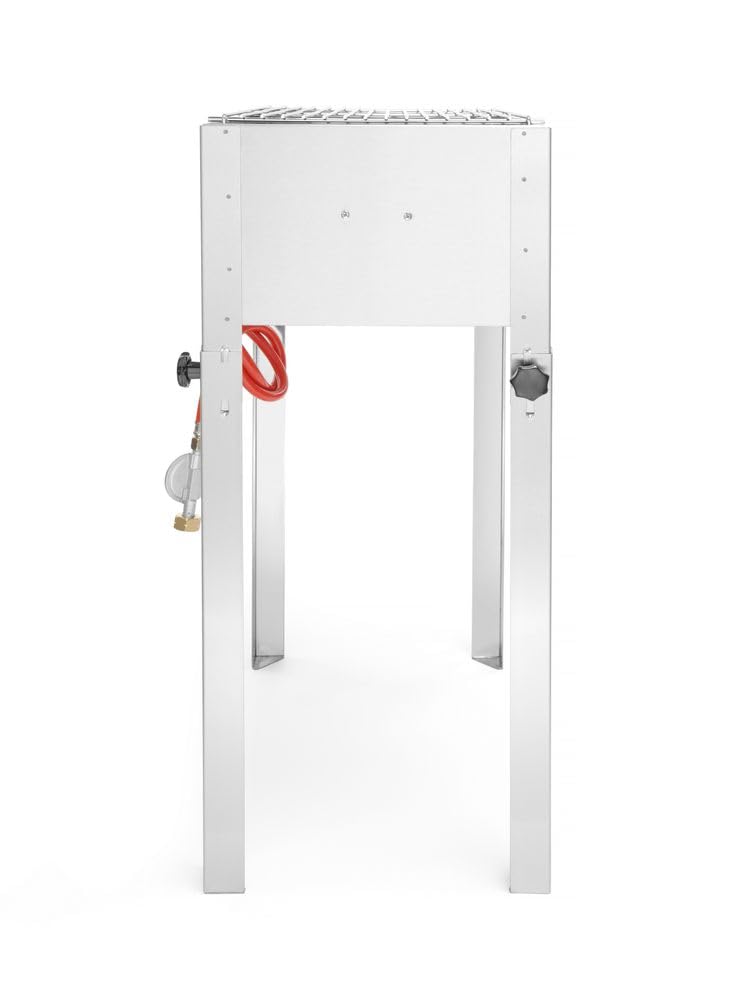 HENDI Grill-Master mini, Elektronisches Zündgerät, nur für Verwendung im Aussenbereich, für Gasflaschengas (Propan/Butan), 5kW(Hs), 340x540x(H)840mm, Edelstahl 18/0