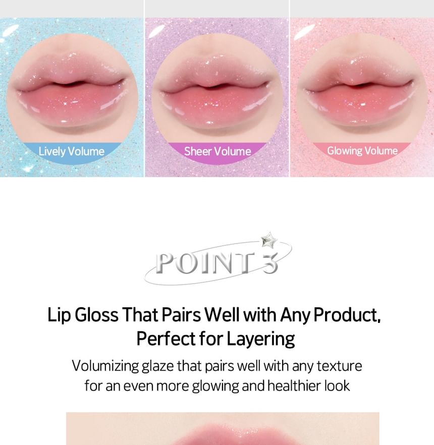 ETUDE - Glaze Plump Gloss - 3 kleuren