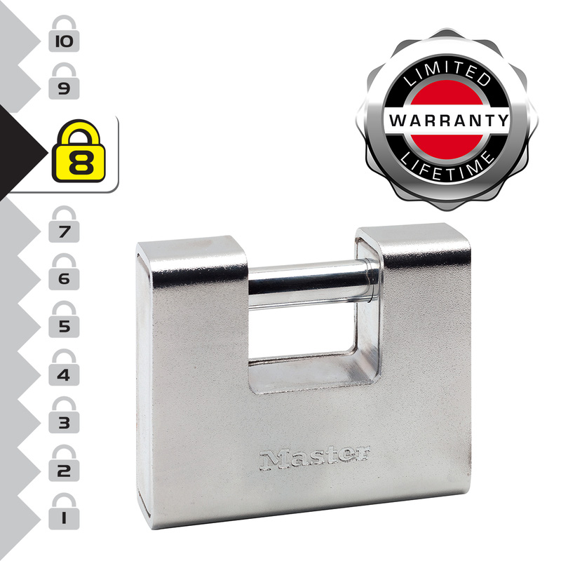 Master Lock gewapend schuifslot 90mm