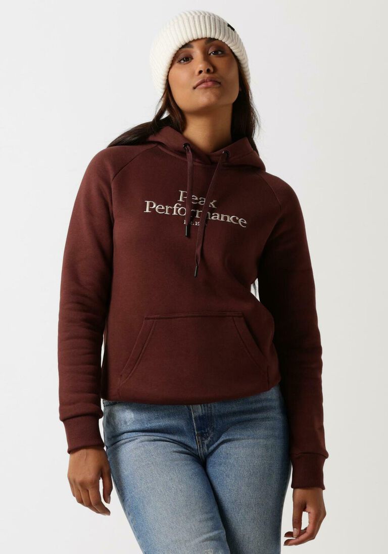 PEAK PERFORMANCE bordeaux peak performance trui w original hood