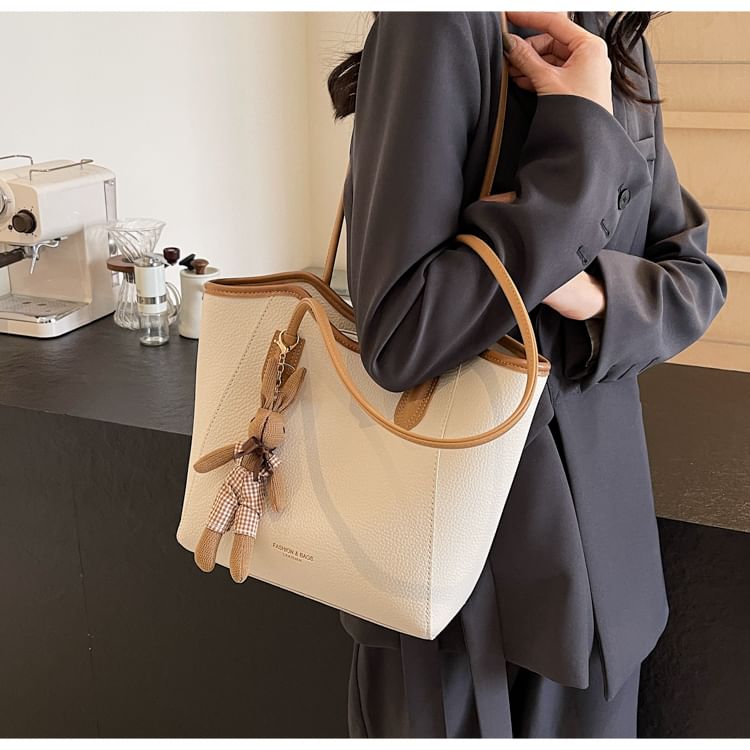 KOCORE - Kunstleren Tote Bag / Tascharm / Set