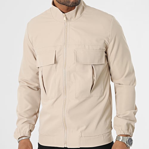 Veste Zippée Beige