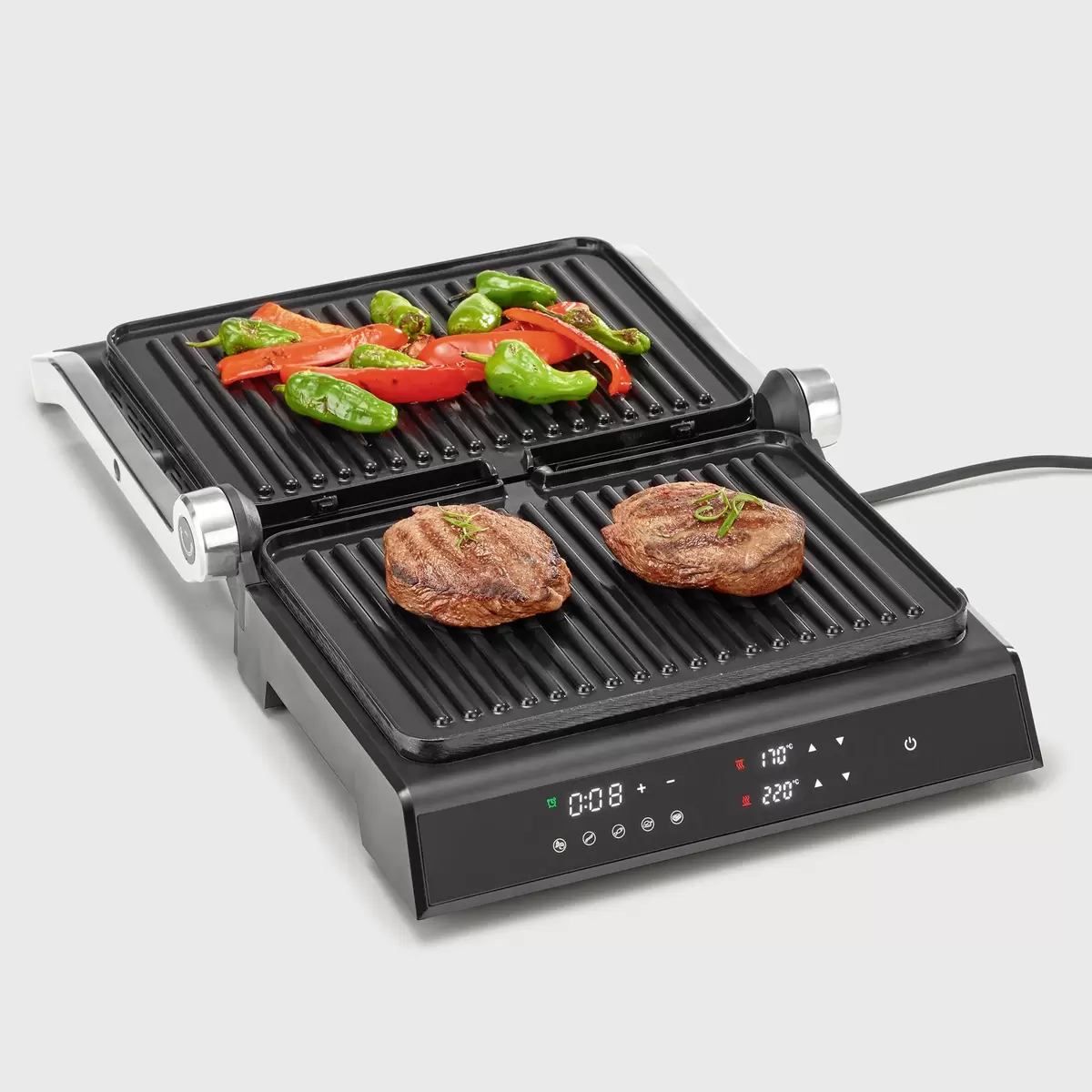 Kontaktgrill nur Grill Severin KG2399 Schwarz