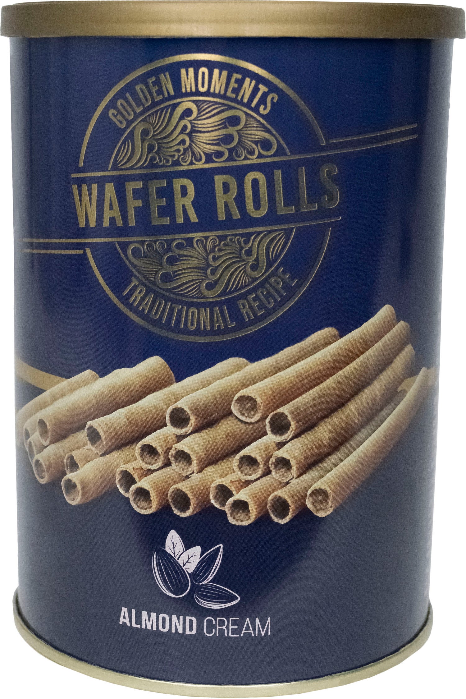 Wafelrolletjes almond 495 gr
