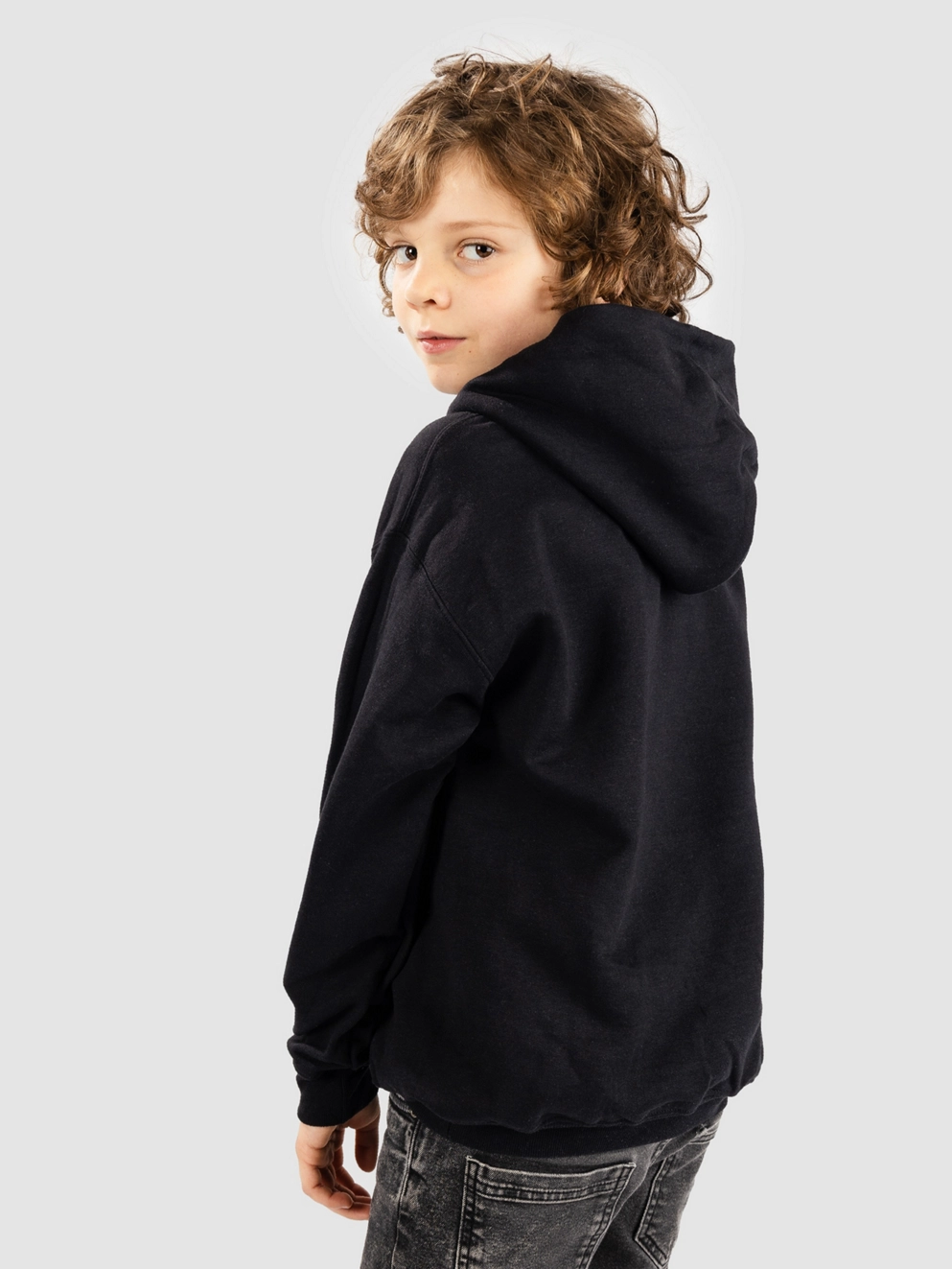 Thrasher Flame Kids Kids Hoodie black