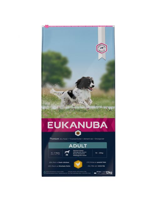 Eukanuba Active Adult Medium Breed Kip - Hondenvoer
