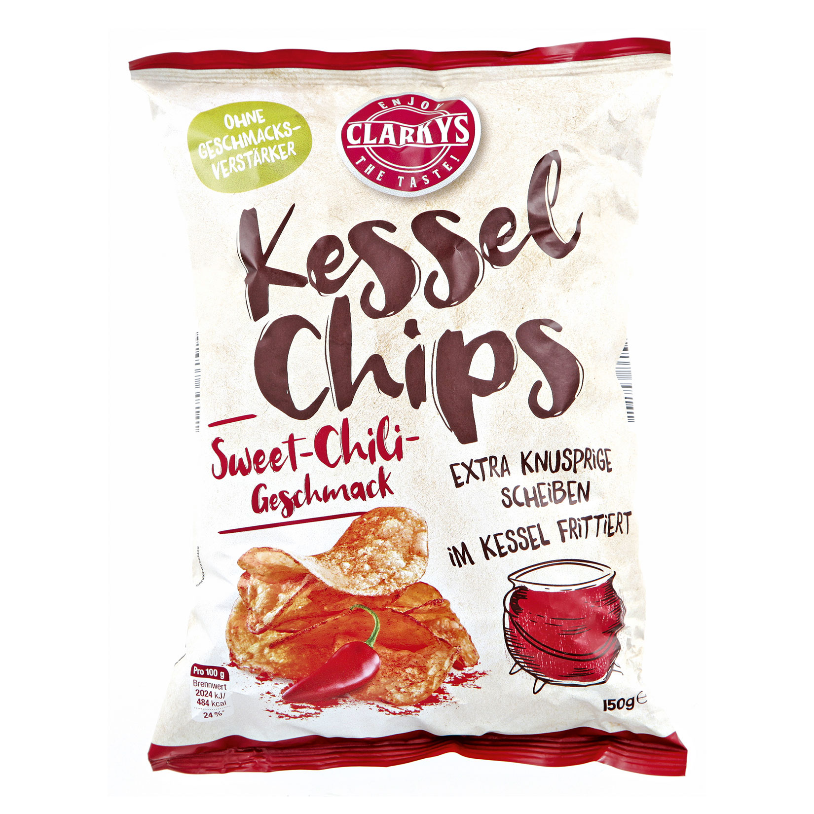 Clarkys Kesselchips 150 g, verschiedene Sorten, 10er Pack