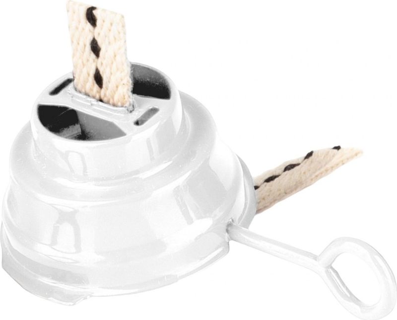 Feuerhand Burner with Wick for 276, Brander met Lont, Wit
