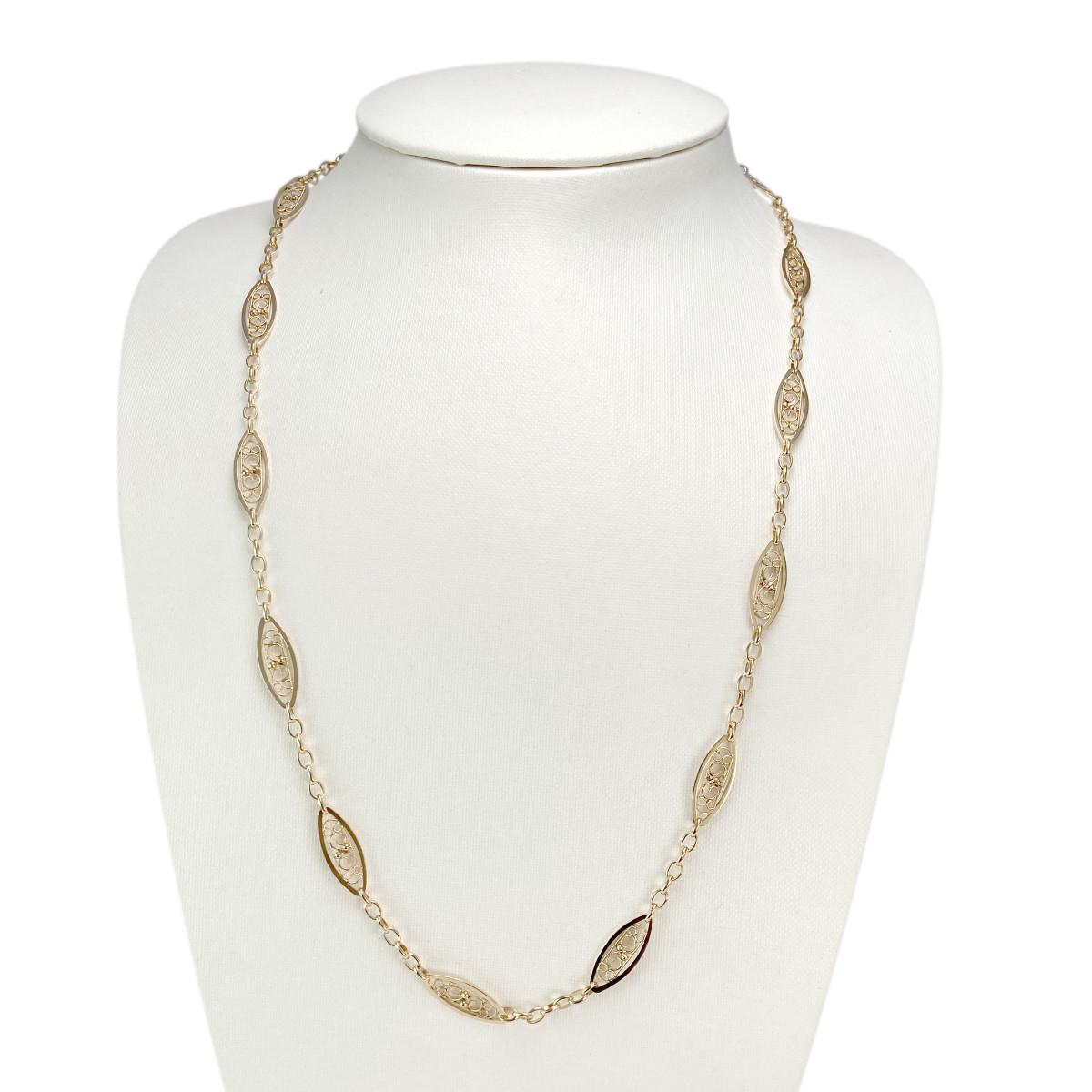 Collier d'occasion or 750 jaune 61 cm