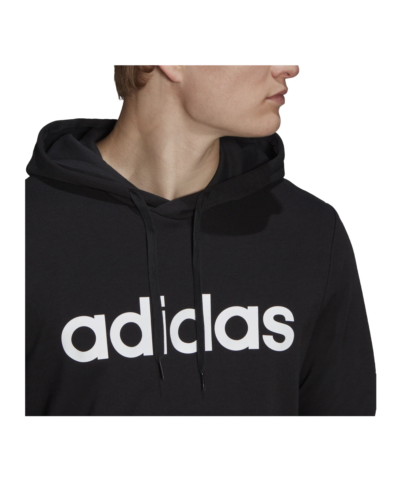 adidas Essentials Hoody Schwarz Weiss