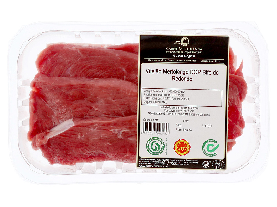 VITELÃO MERTOLENGO DOP BIFE DO REDONDO KG