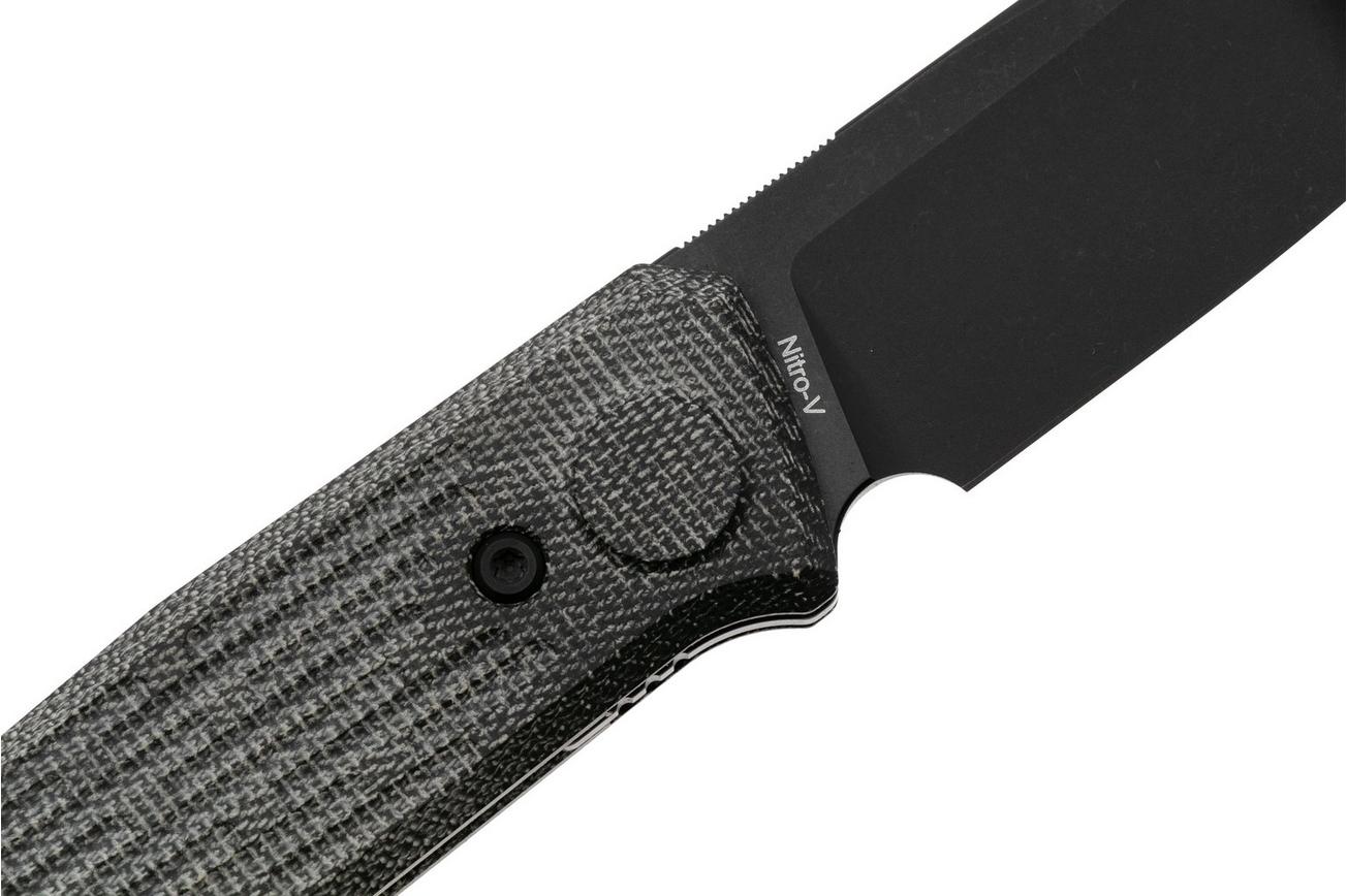 Reate PL-6 PVD Nitro-V, Black Micarta, zakmes