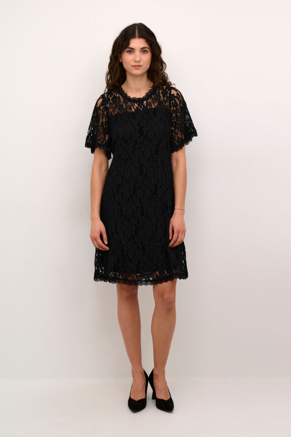 Cream CRKit Lace Dress Pitch black