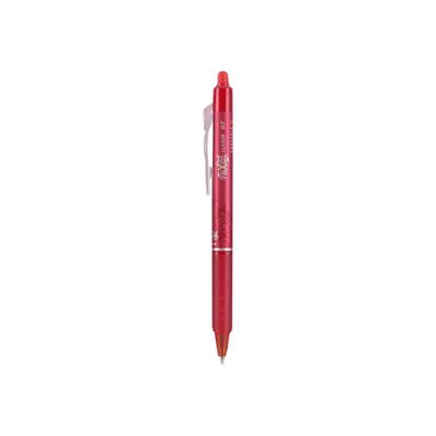Pilot Frixion Ball Clicker - Pack de 12 rollers effaçables - 0,7 mm - rouge