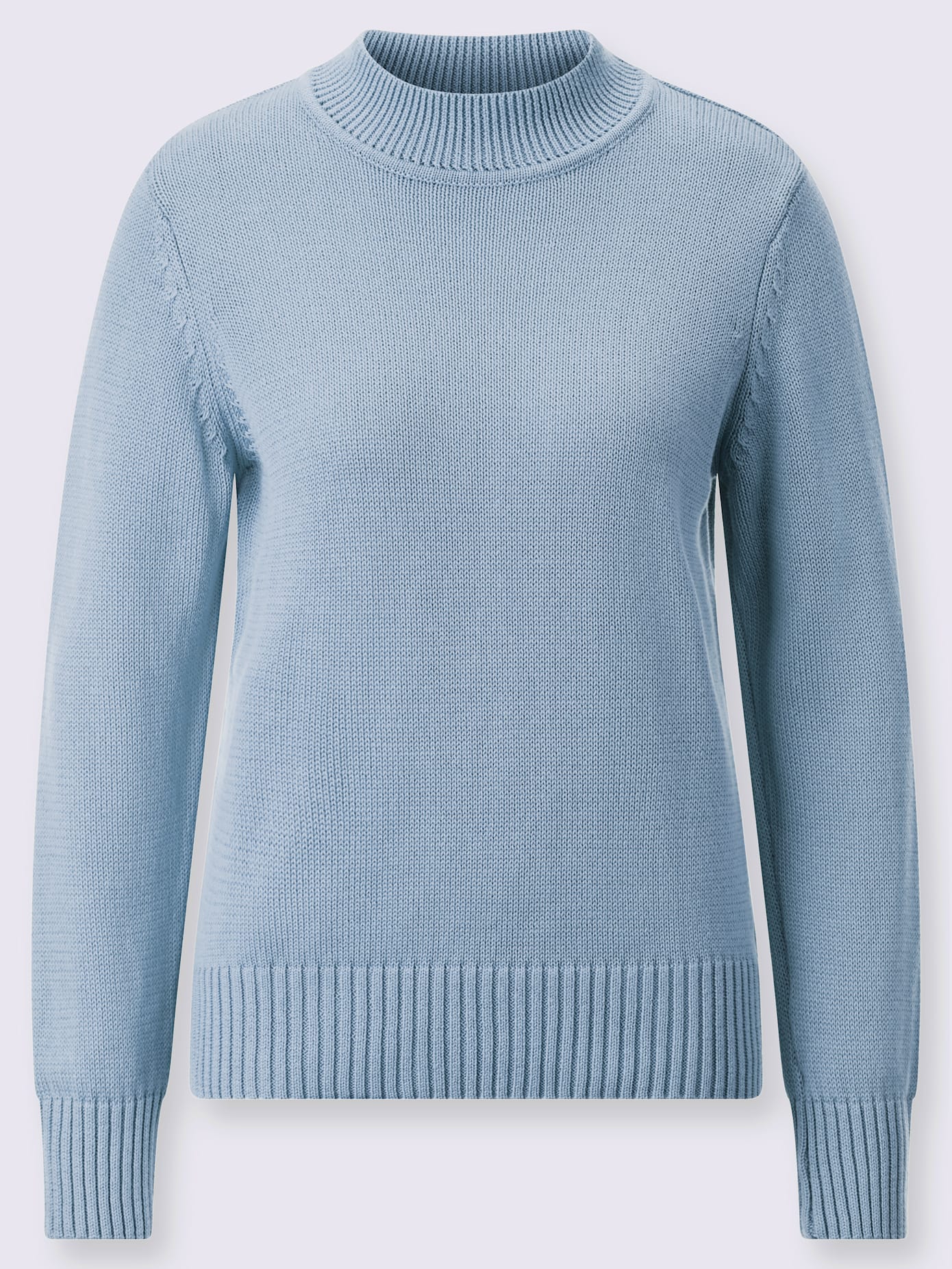 Pull femme col tortue finitions côtelés
