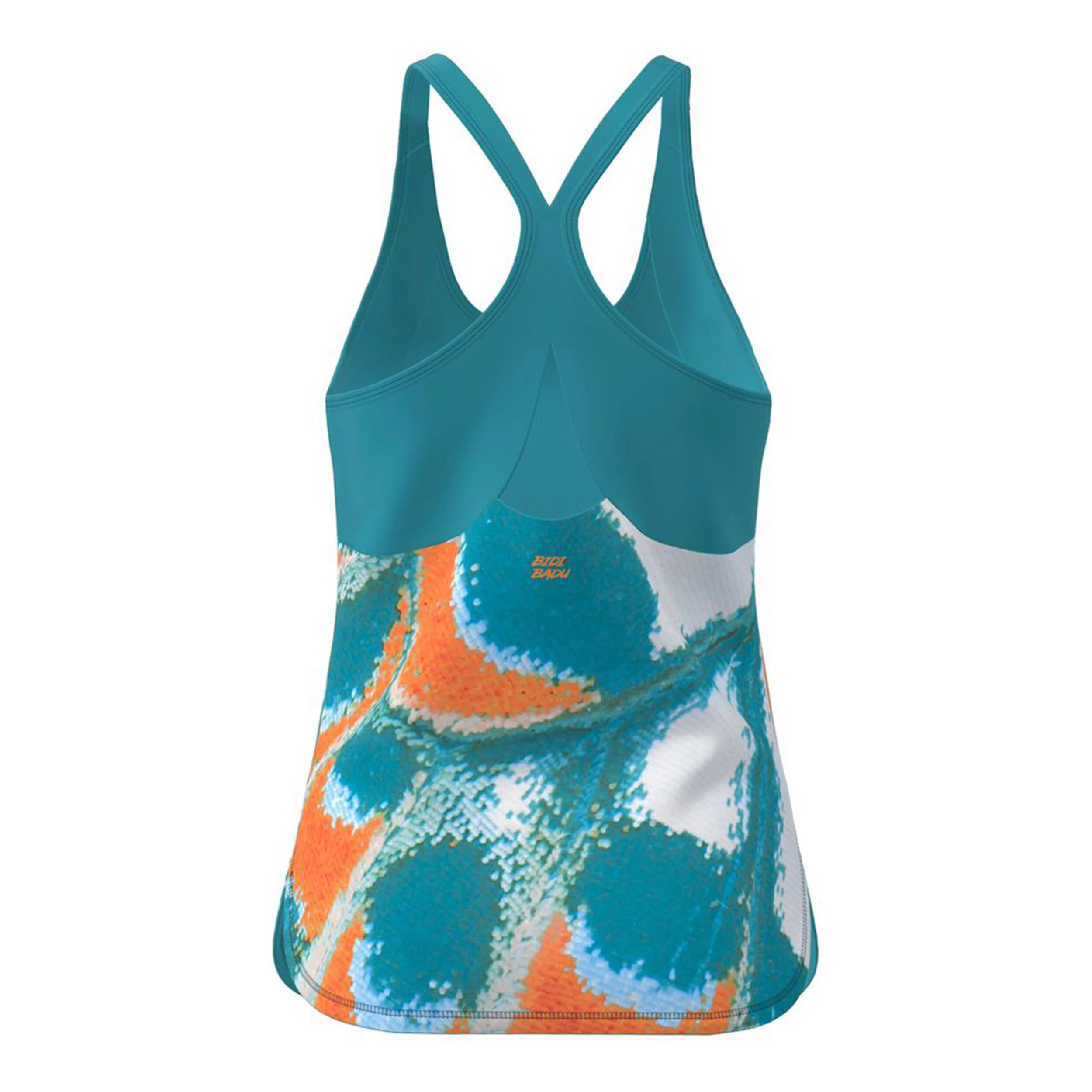 BIDI BADU Melbourne 2025 Débardeur Tank Top Femmes - Bleu Petrol, Orange