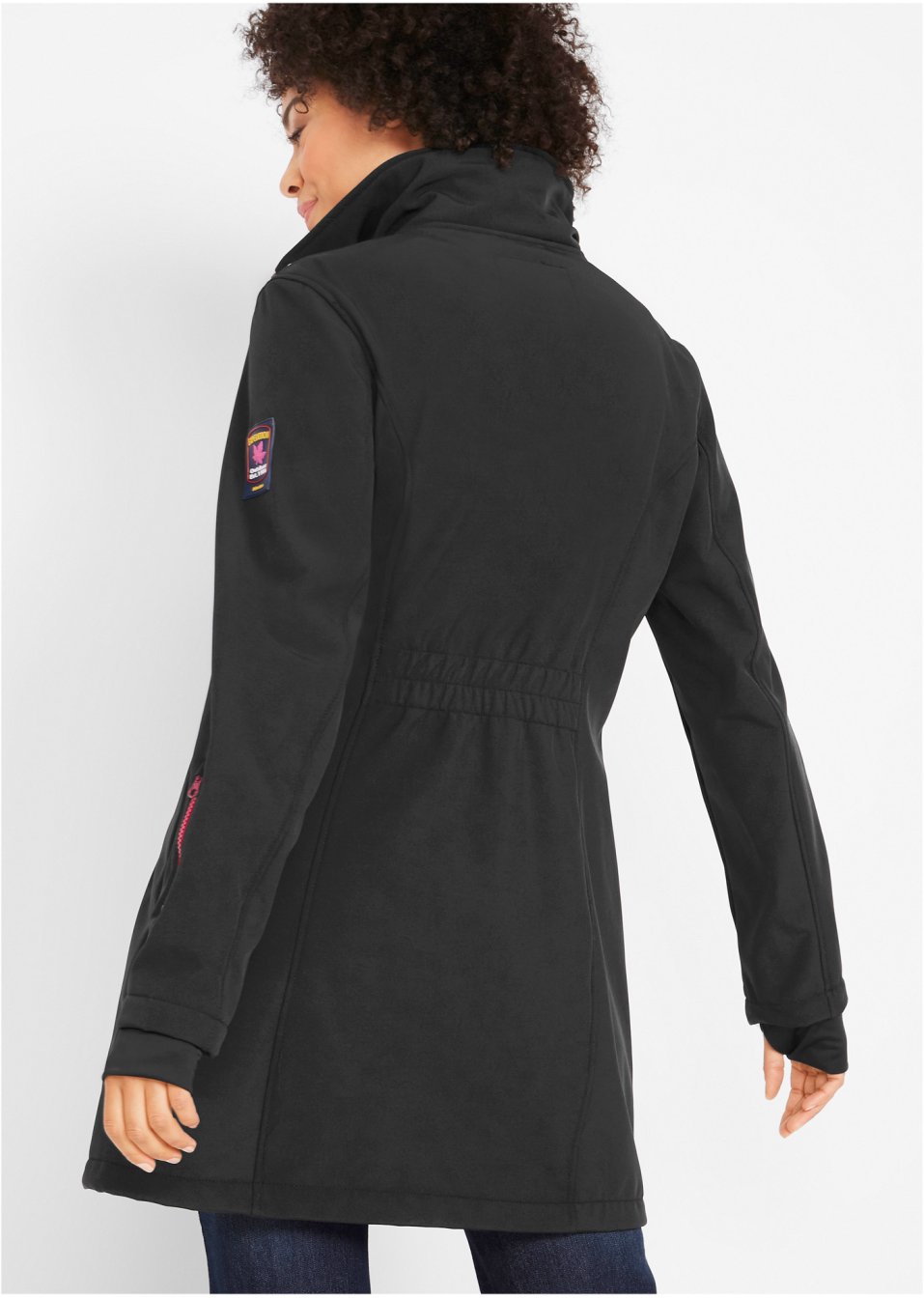 Veste softshell extensible et imperméable, style 2 en 1