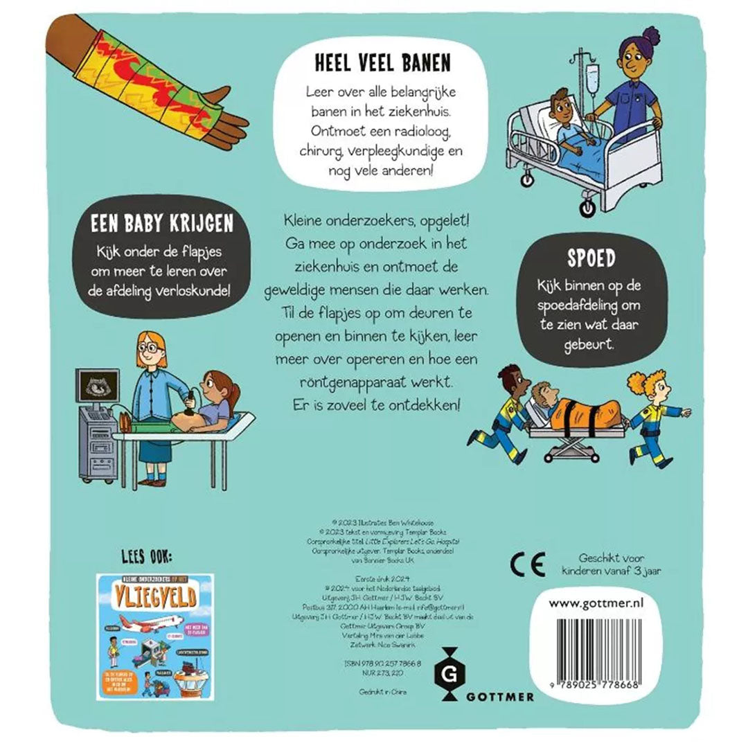 Uitgeverij gottmer flapjesboek in het ziekenhuis