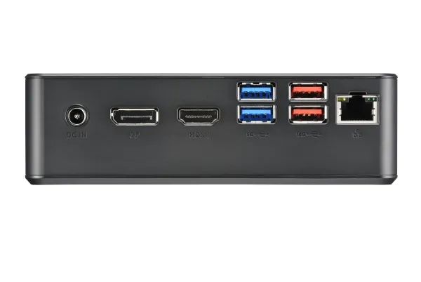 Shuttle XPC nano NC40U5 - Barebone - mini PC 1 x Core i5 1235U / op til 4.4 GHz - RAM 0 GB - UHD Graphics 620 - Gigabit Ethernet - sort