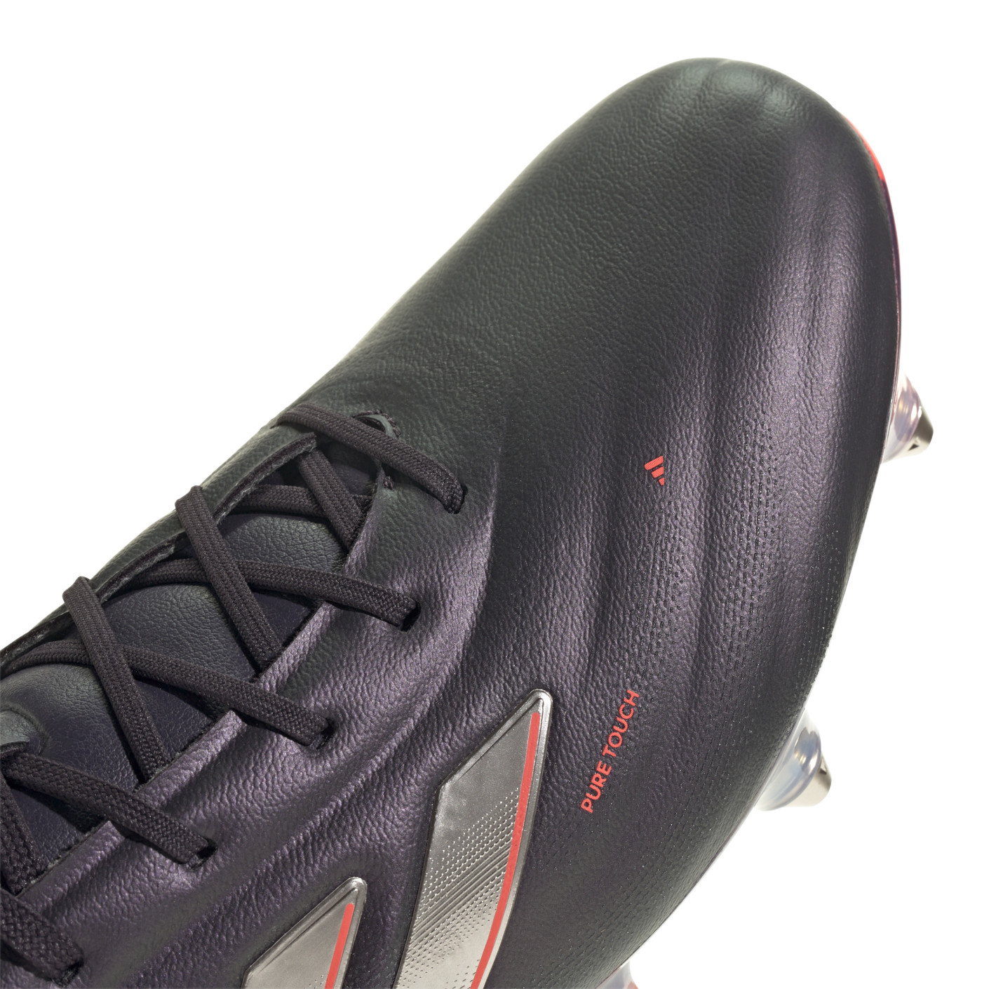 Adidas Copa Pure 2 Elite IJzeren-Nop Voetbalschoenen (SG) Donkerpaars Zilver Roze