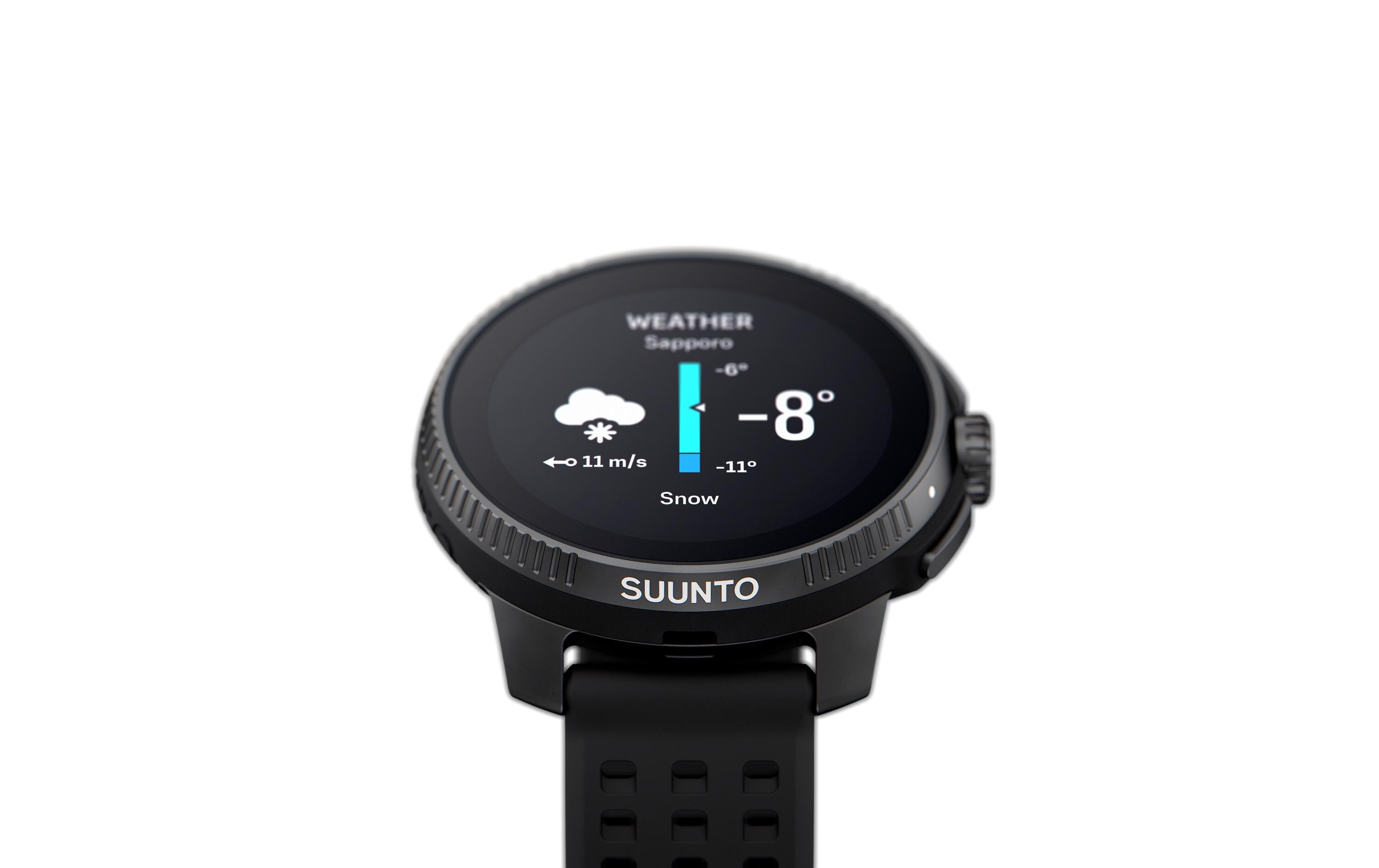 Sportuhr Race Black<br>Die ultimative Smartwatch für Wettkämpfe und Training