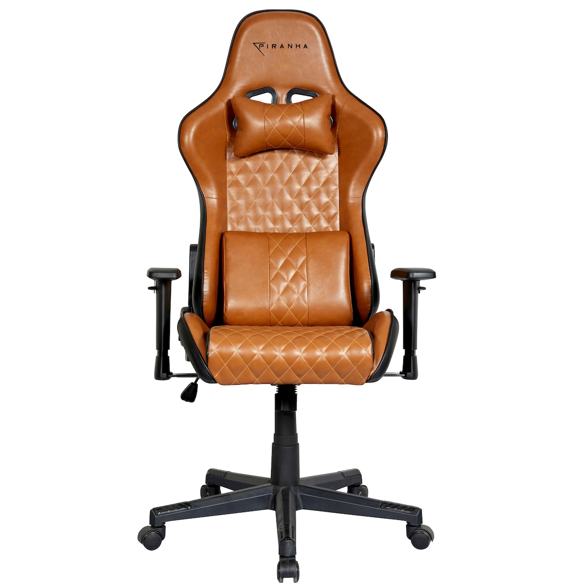 Piranha Bite gamingstol (cognac)