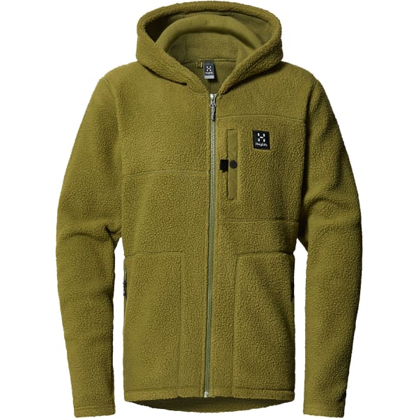 Veste polaire HAGLÖFS MALUNG PILE HOOD MEN OLIVE GREEN