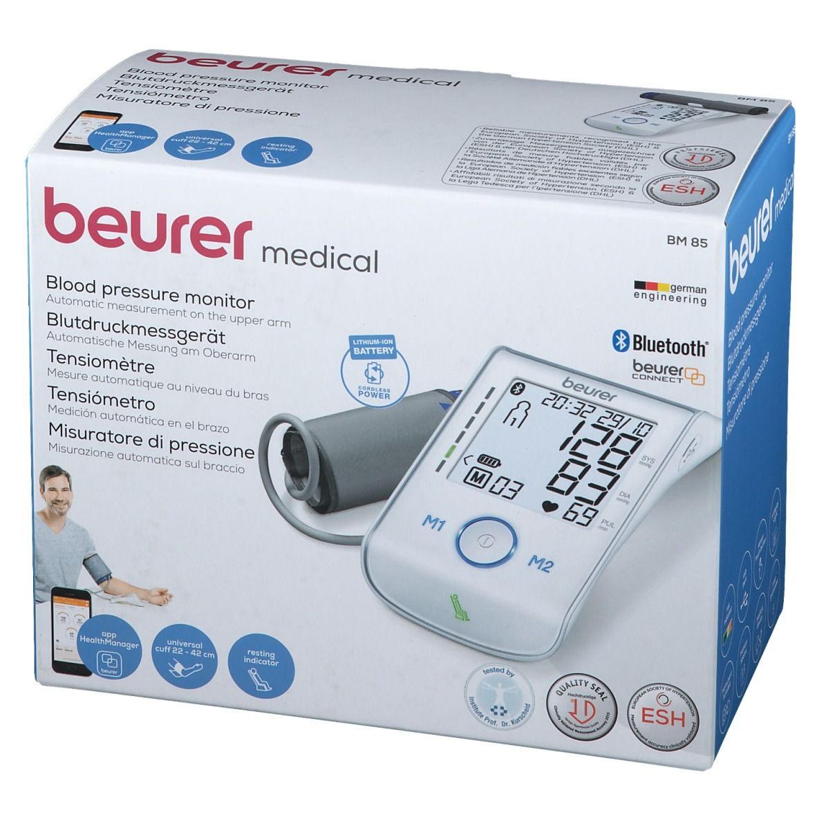 beurer BM85 Oberarm-Blutdruckmessgerät