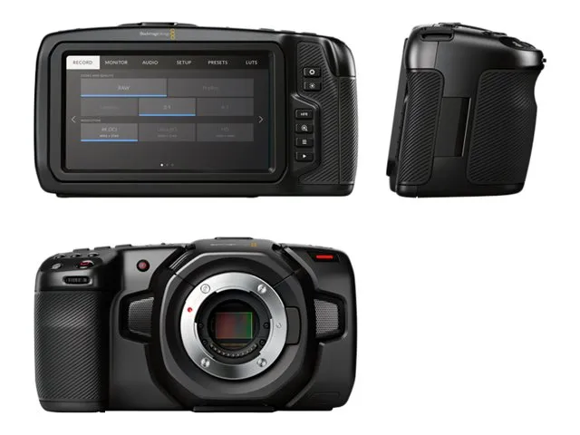 Blackmagic Pocket Cinema Camera 4K - Videokamera - 4K / 60 fps - kun kamerahus - flashkort - Bluetooth
